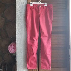 l.e.i. ashley low rise skinny jeans size 5 juniors